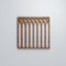 Ekena Millwork Extra Small Cedar Park Decorative Fretwork Wood Wall Panels, Walnut, 7 3/8"W x 7 3/8"H x 3/8"T WALW08X08X0375CRPWA - alternate 5